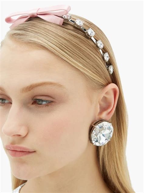 miu miu headband pink|miu michael headband.